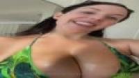 OnlyFans 23 01 21 Angela White Green Bikini Beach JOI XXX 720p-XLeech