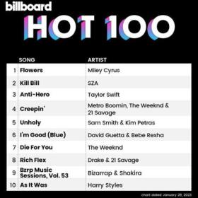 Billboard Hot 100 Singles Chart (28-01-2023)