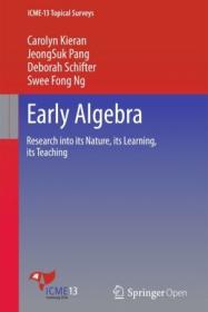 [ CourseWikia com ] Early Algebra - Research into its Nature, its Learning, its Teaching (True EPUB)