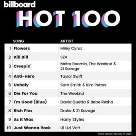 Billboard Hot 100 Singles Chart (11-02-2023)