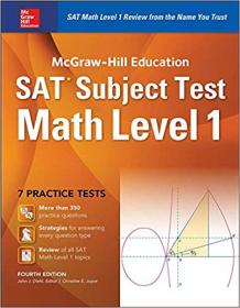 McGraw-Hill Education SAT Subject Test Math Level 1, 4th Edition