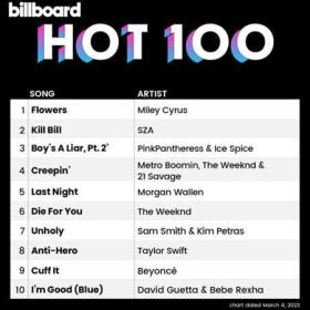 Billboard Hot 100 Singles Chart (04-03-2023)