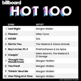 Billboard Hot 100 Singles Chart (18-03-2023)