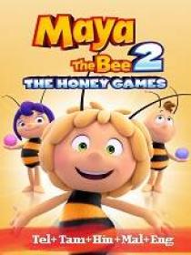 Maya The Bee The Honey Games (2018) BR-Rip - x264 - [Tel + Tam + Hin + Mal] - 450MB
