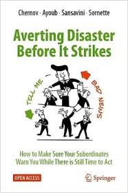 [ CourseWikia com ] Averting Disaster Before It Strikes