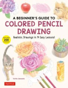 A Beginner's Guide to Colored Pencil Drawing - Realistic Drawings in 14 Easy Lessons! (With Over 200 illustrations)