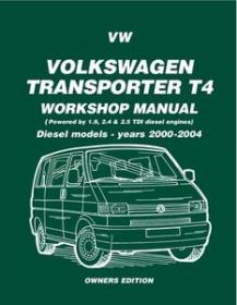 VW Transporter T4 Workshop Manual Diesel 2000-2004