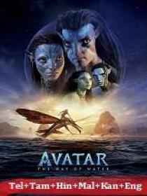 Avatar 2 (2022) 1080p HQ HDRip - (DD 5.1 - 192Kbps) [Tel + Tam + Hin + Mal + Kan + Eng]