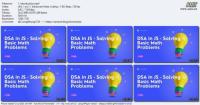 Udemy - DSA in JS - Solving Basic Math Problems