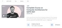 Complete Course on Computer Architecture for GATE