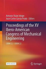Proceedings of the XV Ibero-American Congress of Mechanical Engineering - CIBIM 22 - CIBEM 22