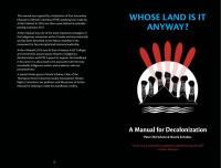 Whose Land Is It Anyway - A Manual For Decolonization (2020) [MP3]