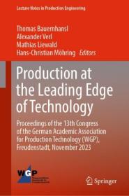 Production at the Leading Edge of Technology - Proceedings of the 13th Congress of the German Academic Association