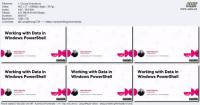 PluralSight - Working with Data in Windows PowerShell