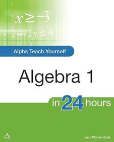 Alpha Teach Yourself Algebra I in 24 Hours - Jane Cook - Mantesh