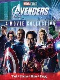 Avengers Quadrilogy (2012-2019) BR-Rip - x264 - [Tel + Tam + Hin] - AAC - 2GB