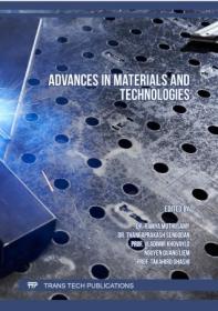 [ CourseWikia com ] Advances in Materials and Technologies (Key Engineering Materials, Volume 934)