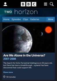 【高清影视之家发布 】地平线系列：我们并不孤单[中文字幕] Horizon Are We Alone in the Universe 2008 1080p WEB-DL H264 AAC-SONYHD