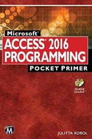Microsoft Access 2016 Programming (true PDF EPUB)