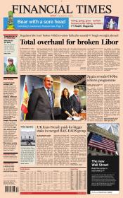 Financial Times Europe Newspaper - Sept 28 2012