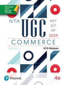 NTA UGC - NET - SET - JRF Commerce Paper 2 - 2024,  2023 Fully solved paper  4th Edition, Includes 2023 Solved Papers