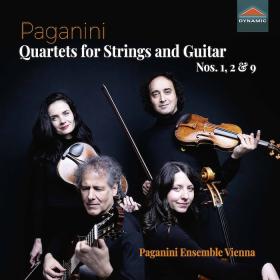 Paganini - Quartets for Strings & Guitar Nos  1, 2 & 9 - Paganini Ensemble Vienna (2021) [24-96]