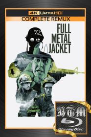 Full Metal Jacket 1987 2160p BluRay REMUX DV HDR ENG LATINO CASTELLANO ITA FRE GER POL RUS JAP DTS-HD Master 5 1 H265-BEN THE