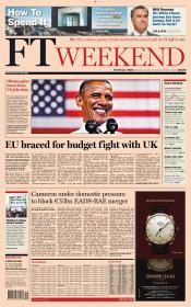 Financial Times Europe Newspaper - October 6 2012