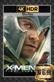 X-Men First Class 2011 2160p BluRay HDR ENG LATINO ITA HINDI DTS 5.1 H265-BEN THE