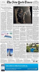 The New York Times Newspaper - Oct 7 2012