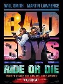 Bad Boys Ride or Die (2024) v2 1080p Telugu DVDScr - x264 - AAC - 1.8GB