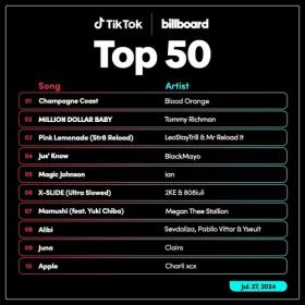 TikTok Billboard Top 50 Singles Chart (27-July-2024) Mp3 320kbps [PMEDIA] ⭐️