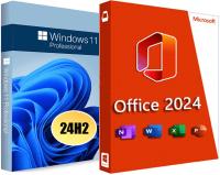 Windows 11 Pro 24H2 Build 26100.1742 (Non-TPM) With Office 2024 (x64) Multilingual Pre-Activated