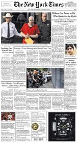 The New York Times Newspaper - Oct 10 2012