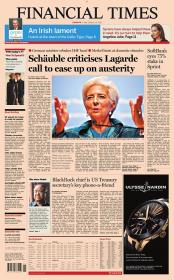 Financial Times Europe Newspaper - Oct 12 2012