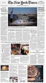 The New York Times Newspaper - Oct 16 2012