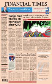 Financial Times Europe Newspaper - Oct 2 2012