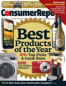 Consumer Reports - Best Products of The Year- Over 475+ Top Pics & Great Buys (November 2012)