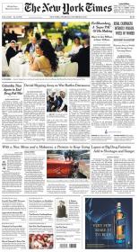 The New York Times Newspaper - Oct 18 2012