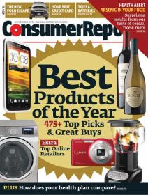 Consumer Reports - Best Products of The Year 475+ Top Picks and Great Buys (November 2012)