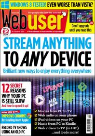 Webuser Magazine - Stream Anything To Any Device (18 October 2012)