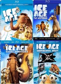 Ice Age Quadrilogy [BRRip 720p] [Dual Audio] [Hindi-Eng] by Omeg@king