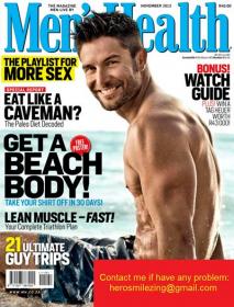 Mens Health - Get a Beach Body Instantly and PlayList for More Sex (November 2012 (South Africa))