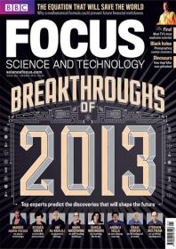 BBC Focus UK - Breakthroughs of 2013 (January 2013)