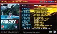 Far Cry 3 v1.0-1.04 Plus 25 Trainer