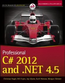 Professional C Sharp 2012 and  NET 4 5 (TRUE PDF)