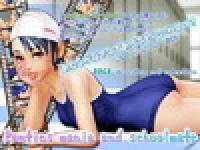 [Anime Hentai 3D] - Panty robber and marmaid in school swimwear