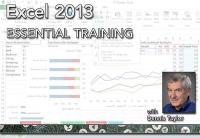 Excel 2013 Essential Training (With Exercise Files)