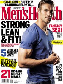 Mens Health - Strong Learn & Fit! Plus Fantacy Sex (March 2013)