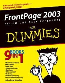 FrontPage 2003 All-in-One Desk Reference for Dummies